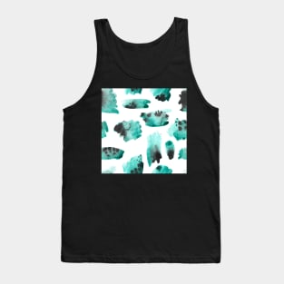 watercolor polka dots seamless pattern Tank Top